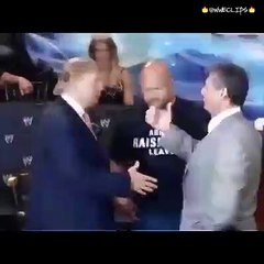 La vidéo qui scandalise - Trump gifle le président Mexicain en plein direct