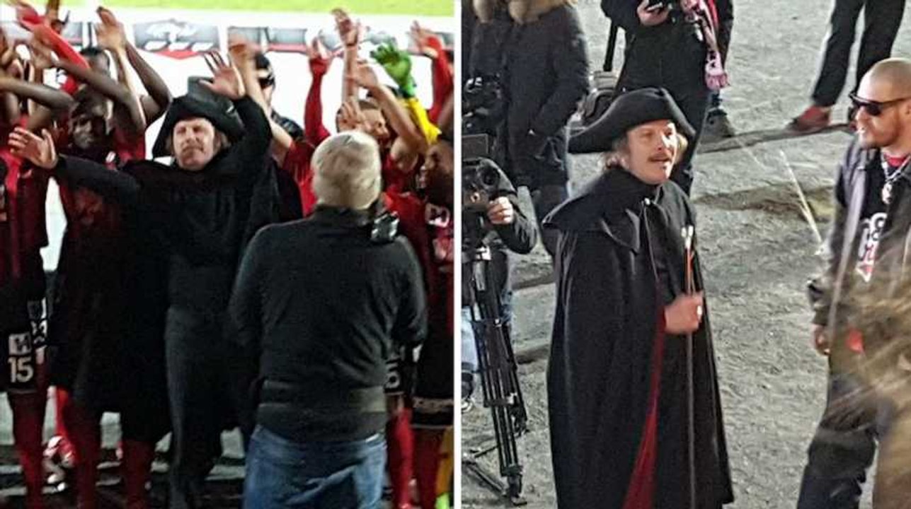 Les images du clip "Petit Poucet" de Philippe Katerine au stade des Herbiers