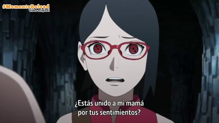 Sarada llora al oír que ella es el fruto del amor entre Sasuke y Sakura | Sub Español