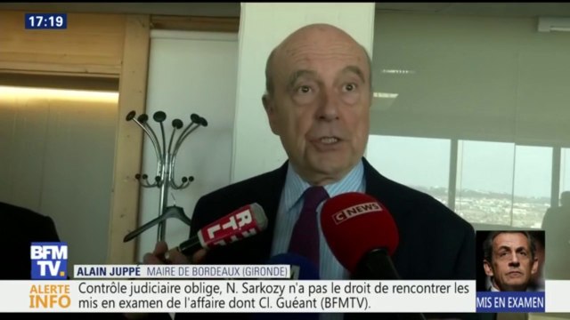 Alain Juppé fait confiance à Nicolas Sarkozy pour apporter les preuves de son innocence