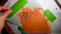 How To Create Raised Stencil On Furniture - DIY Crafts Tutorial - Guidecentral