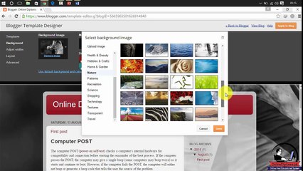 Blogger training Lesson 07