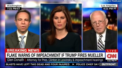 Jeff Flake warns of impeachment if Trump fires Mueller. #JeffFlake #DonaldTrump