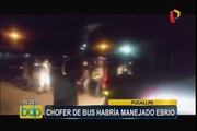 Pucallpa: pasajeros denuncian que chofer de bus manejaba en estado de ebriedad