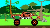 Monster Truck Tiger For Children Bajki Dla Dzieci