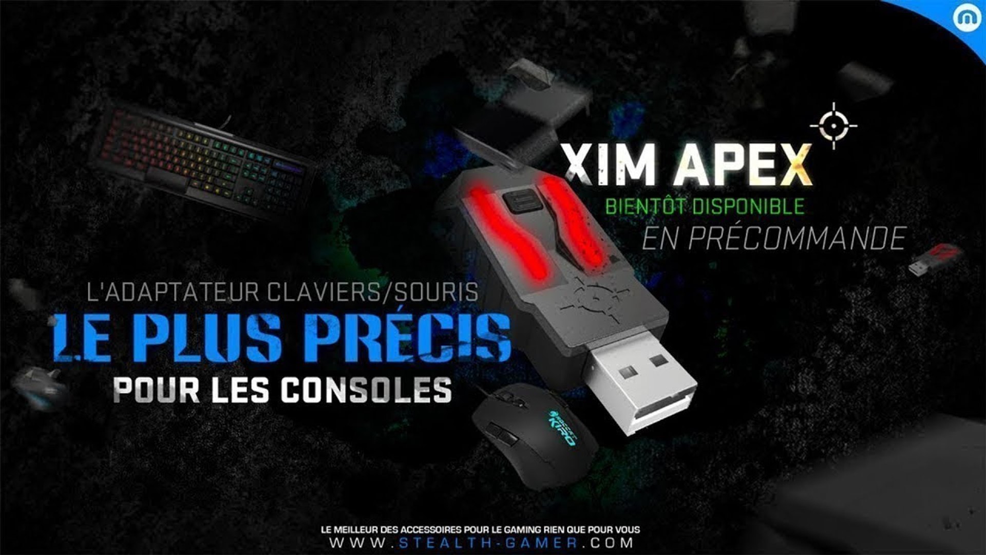 ADAPTATEUR XIM APEX - JOUER CLAVIER SOURIS SUR CONSOLE PS4 XBOX ONE  TUTORIEL INTÉGRAL | No-Pad.fr - Vidéo Dailymotion