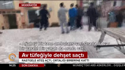 Rastgele ateş açtı