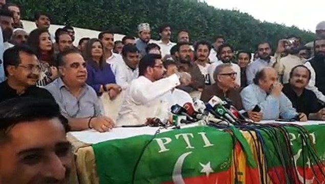 imran khan press conference dr amir liaquat