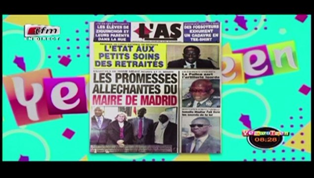 RUBRIQUE REVUE DES TITRES avec MAME BIRAM DIOUF dans Yeewu Leen du 21 Mars 2018