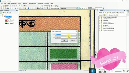 ARCGIS 10X TUTORIAL#HOW TO GEOREFERNCHING A MAP
