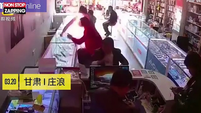 Chine : La batterie de son téléphone lui explose en plein visage (vidéo)