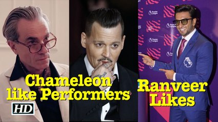 Ranveer Singh Likes Chameleon-like Performers