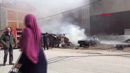 Kütahya Otomobil, Tavuk Kümesi ve Garaj Yandı