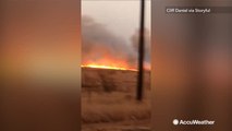 Several fierce wildfires burning in Amarillo