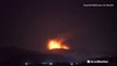 Shinmoedake volcano erupts, explosive sound heard from distance
