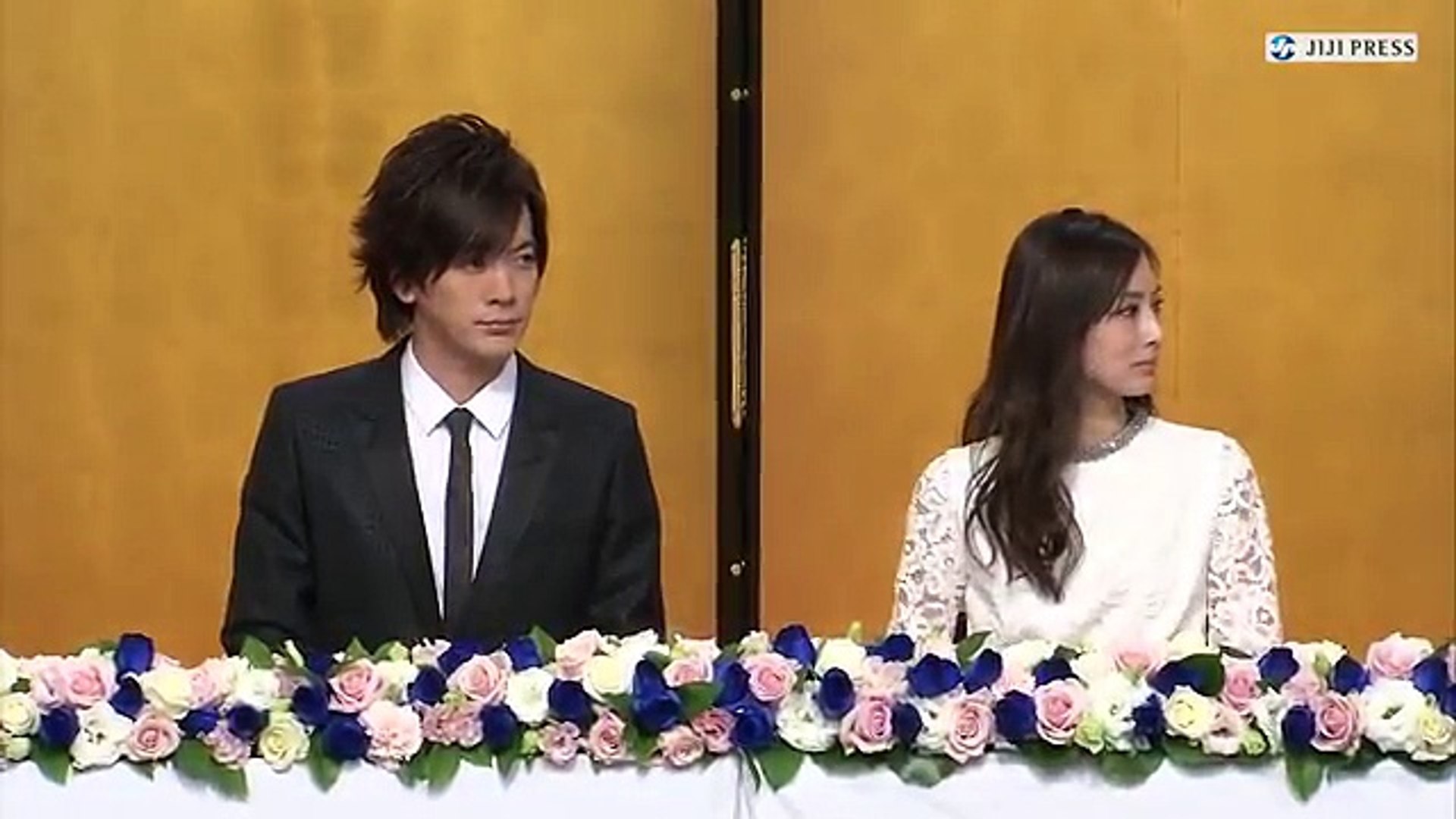 ｄａｉｇｏ 北川景子の結婚会見 1 Video Dailymotion