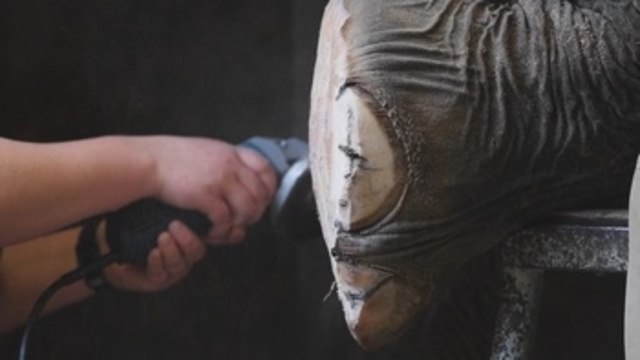 Pedicura para elefantes en el zoo de Praga