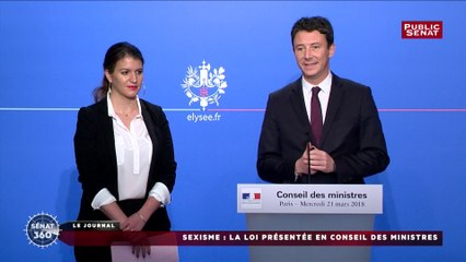 Sexisme : la loi présentée en Conseil des ministres