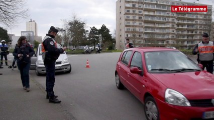 Brest. Une opération de contrôle sur le téléphone au volant