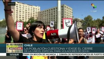 Pueblo chileno exige cierre de cárcel especial para violadores de DDHH