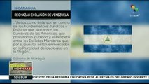Nicaragua rechaza exclusión de Venezuela en Cumbre de las Américas