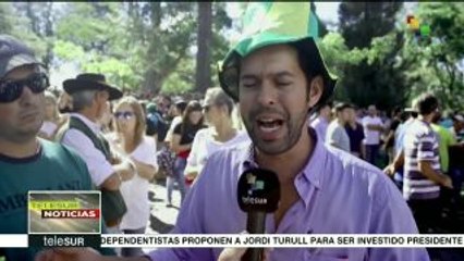 Brasil: estudiantes acompañan la Caravana de Lula en Santa María