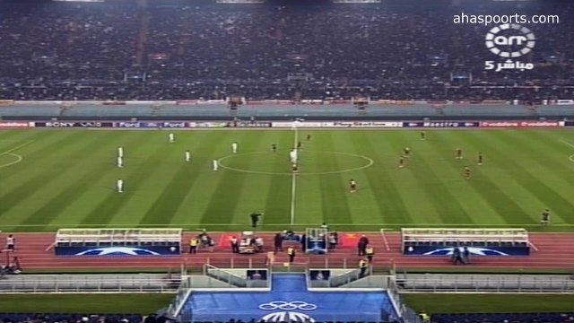 الشوط الاول مباراة روما و ريال مدريد 2-1 ذهاب دور 16 دوري الابطال 2008