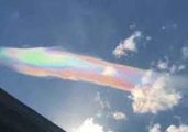 Strange Rainbow Ghost Cloud Appears in Sky Above Herriman, Utah