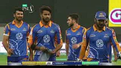 PSL 2018: Karachi Kings vs Peshawar Zalmi 1st Innings Highlights 🏏