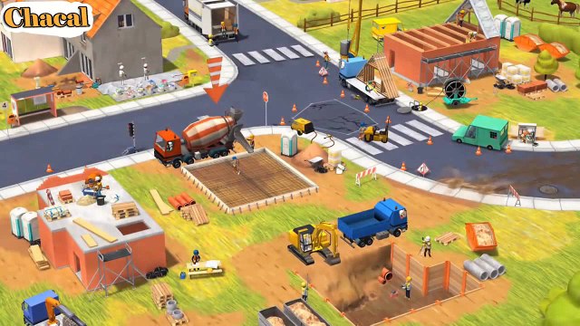 Little Builders | Trucks, Cranes & Digger - Kids Games