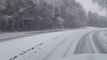 Timelapse Footage Shows Snow Blanketing Virginia Roads