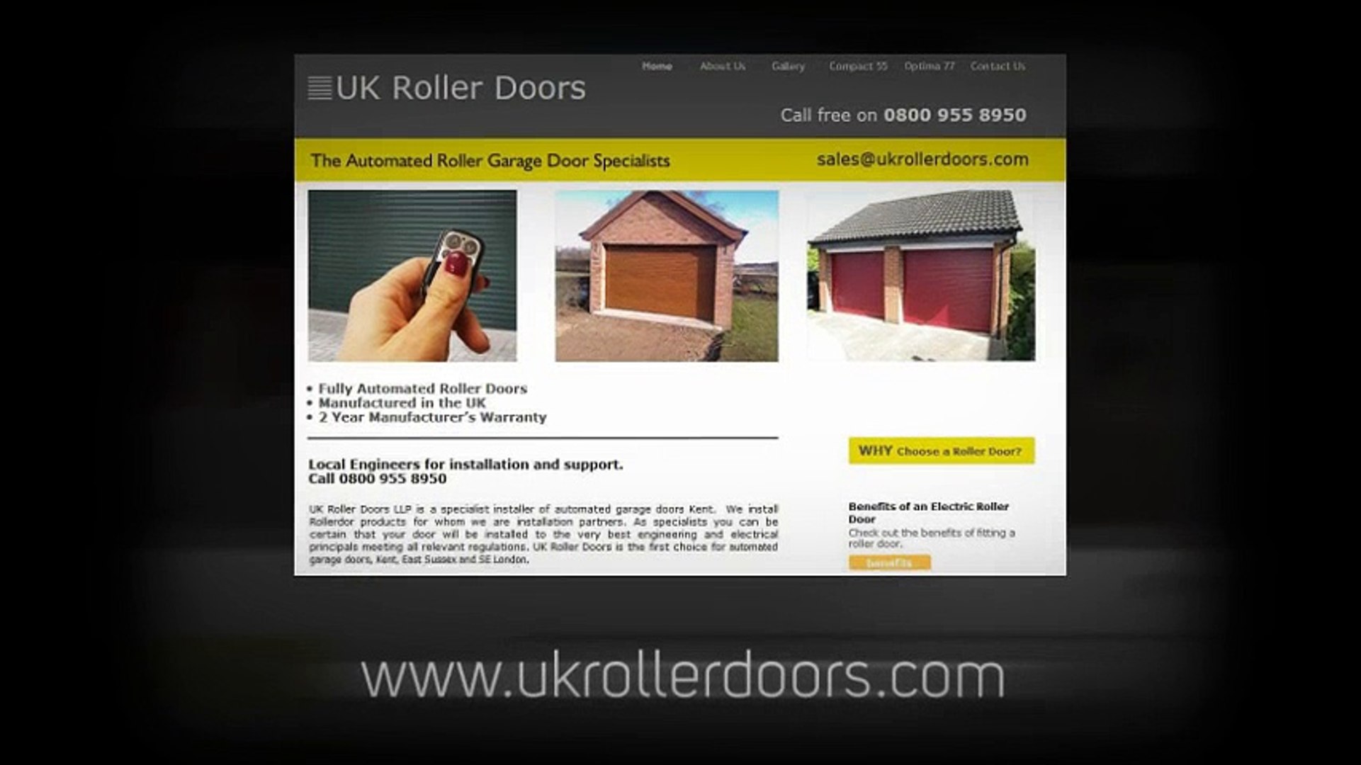 ⁣UK Roller Doors - The Automated Garage Door Specialists