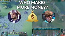 Who makes more money: League of Legends or DOTA 2 pros?