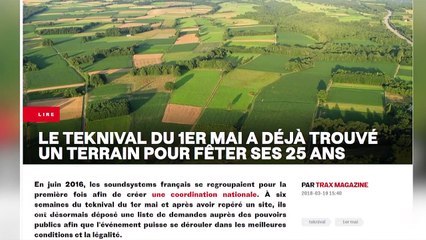 SOCIÉTÉ/ Des milliers de teufeurs vont-ils déferler en Touraine ? - 21/03/2018