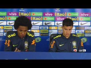 Seleção Brasileira: coletiva com Philippe Coutinho e Willian - 21/03/2018
