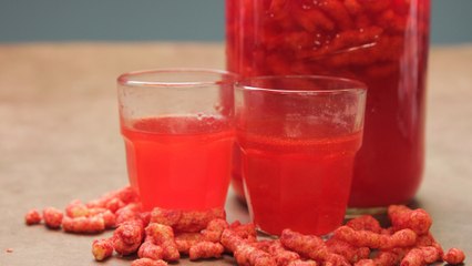 Hot Cheeto Tequila Shots!