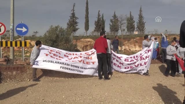 Down Sendromlu Çocuklardan Mehmetçik'e Destek