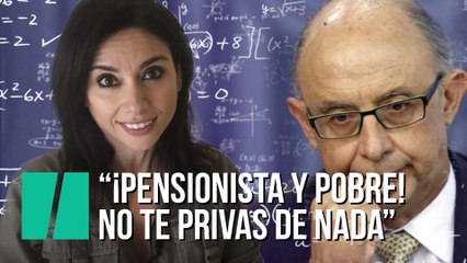 "Pensionista y pobre, no te privas de nada", por Marta Flich