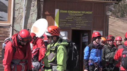 Zigana Dağı'nda Arama Kurtarma Tatbikatı