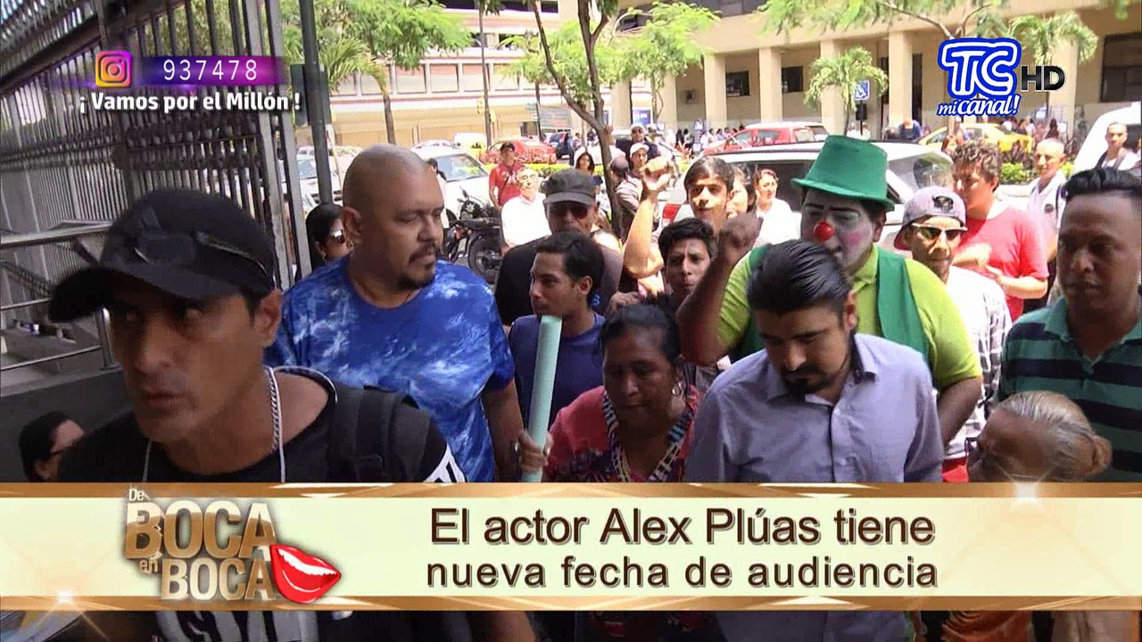 El actor Alex Plúas tiene nueva fecha de audiencia