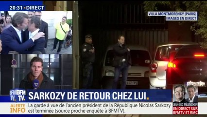 Ce que l'on sait sur la fin de la garde à vue de Nicolas Sarkozy