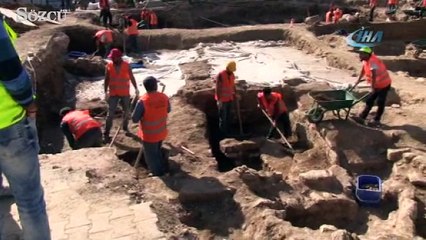 Hastane kazısından Roma eserleri çıktı