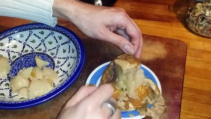 Deser z pieczonego jabka przepyszny babcijny przepis --%29%29