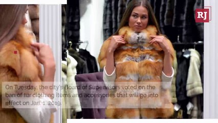 San Francisco Becomes Largest U.S. City to Ban Fur