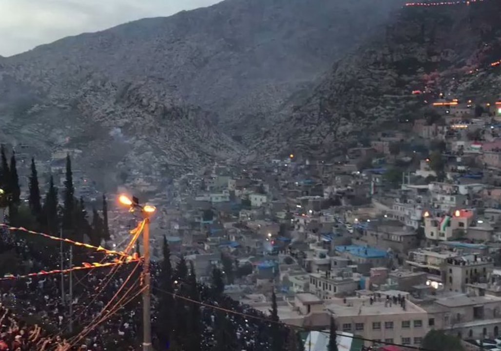 Fireworks and Cheers Ring Through the Mountains During Aqrah's Nowruz Celebrations