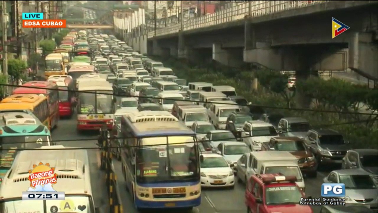 TRAFFIC UPDATE: EDSA Cubao