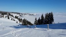 Yayladan Süper Kış Manzarası - 1500 Rakımda Kar Manzarası
