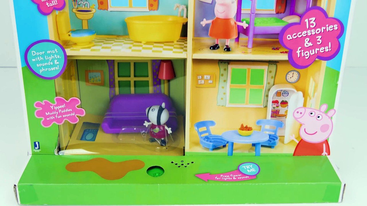 PEPPA PIG gets a new toy House in this Kids Learning Video!
