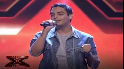 Alfredo Figueroa  y su extraordinaria presentación en el escenario del  Factor X Bolivia 2018