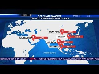5 Tujuan Negara Favorit TKI Selama Tahun 2017 -NET5